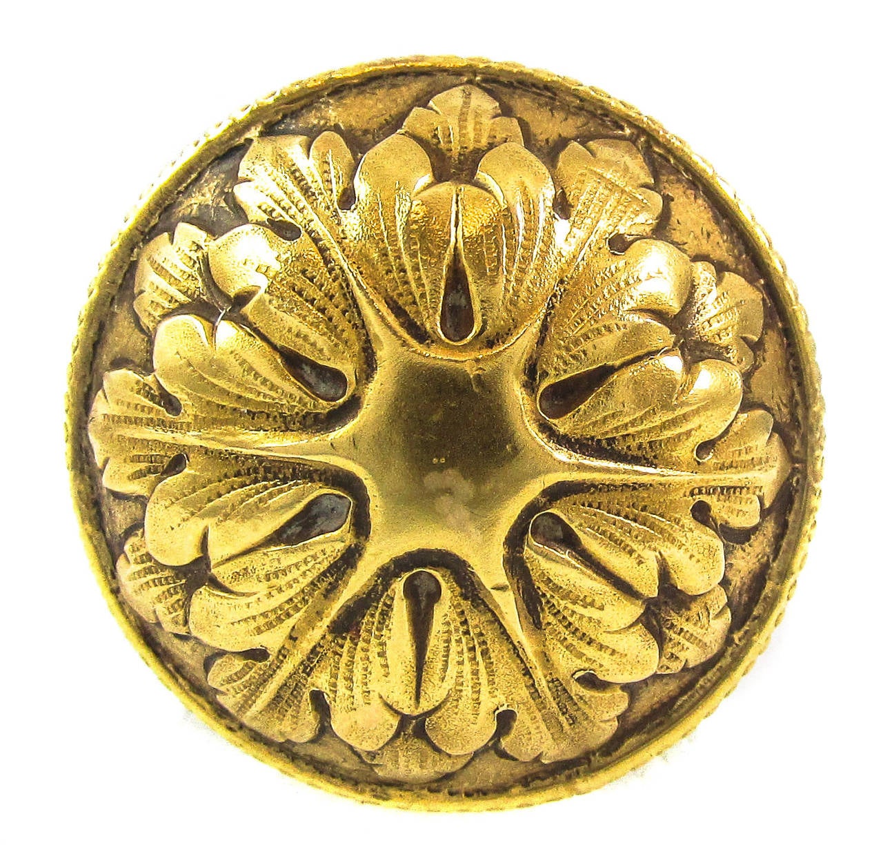 This unique Victorian seal, which was created circa 1890, was hand crafted in 18 Karat yellow gold. The top and bottom elements of this wonderful seal display the beautiful craftsmanship which was prevalent in this era, with three dimensional gold