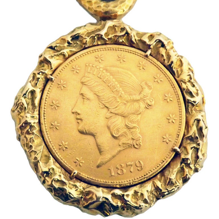 David Webb Goldmünzen-Halskette