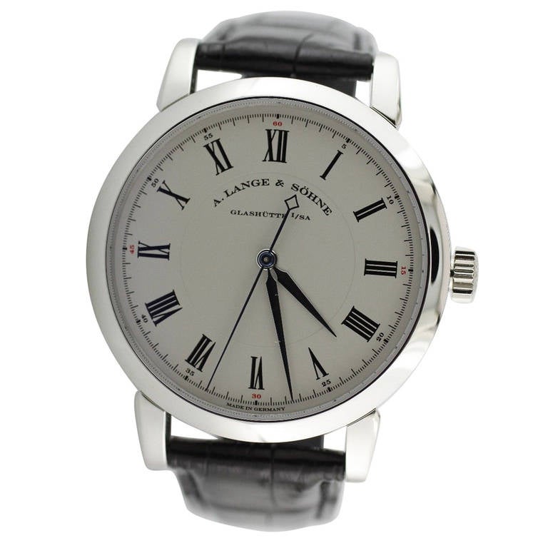 A. Lange & Sohne Platinum Richard Lange Wristwatch