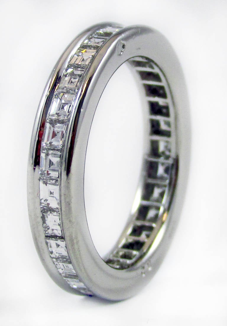 Cartier Diamond Platinum Eternity Band