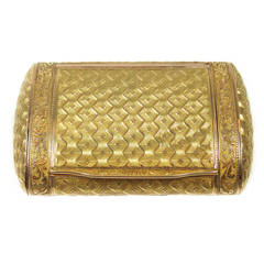 Antique French Gold Snuff Box 5