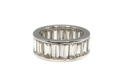 Spettacolare fascia a eternità con diamante baguette da 10 carati