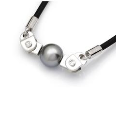 Lust Bolt Necklace and Bracelet Set 15-16mm Tahitian South Sea Pearls