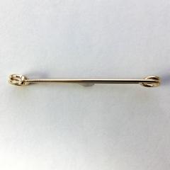 Tiffany & Co. Gold Safety Pin Brooch, circa 1980