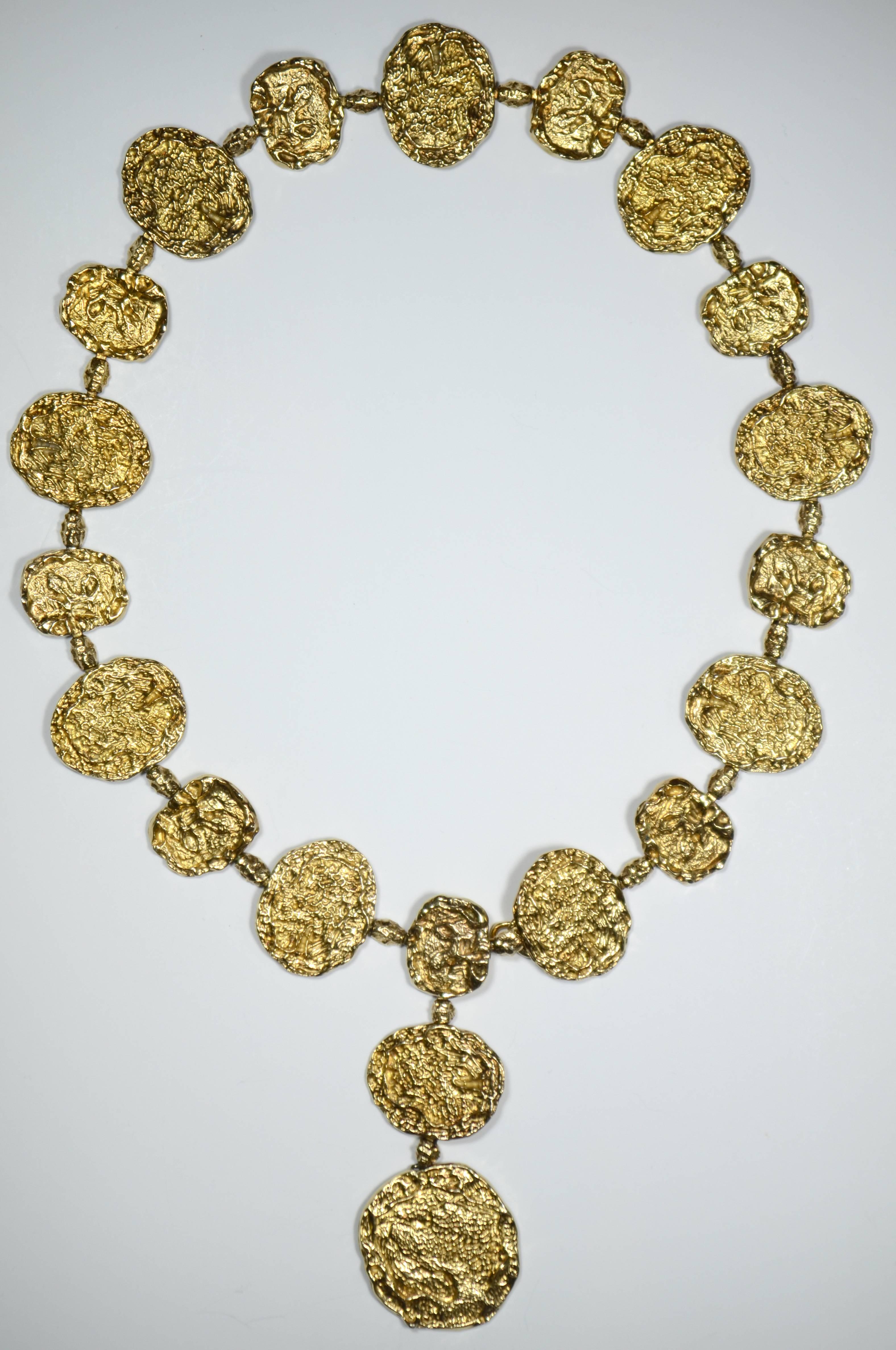 Women's Cartier Vermeil Belt Necklace, circa 1970