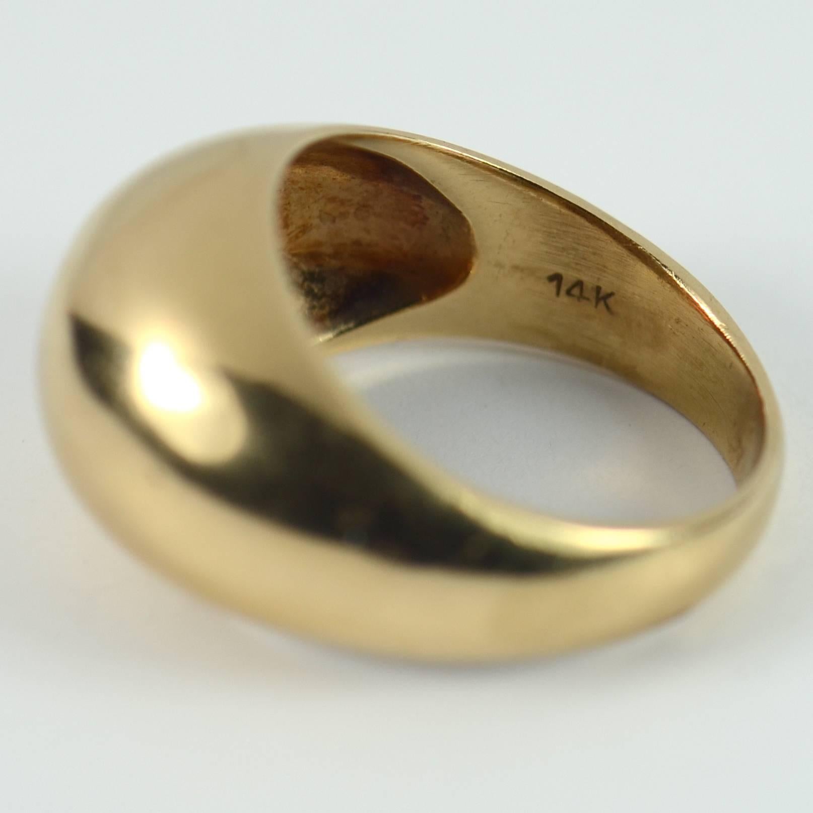 Women's Tiffany & Co. Retro Gold Dome Ring