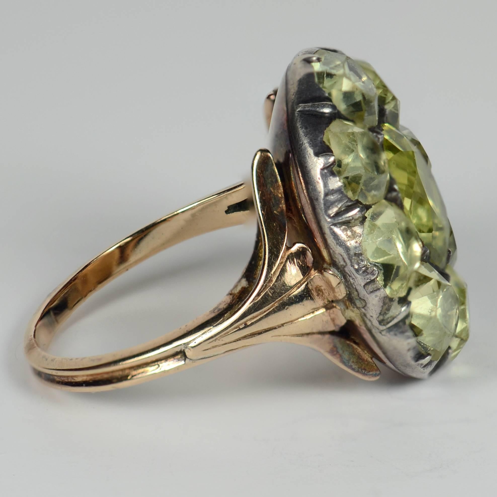 antique chrysoberyl ring
