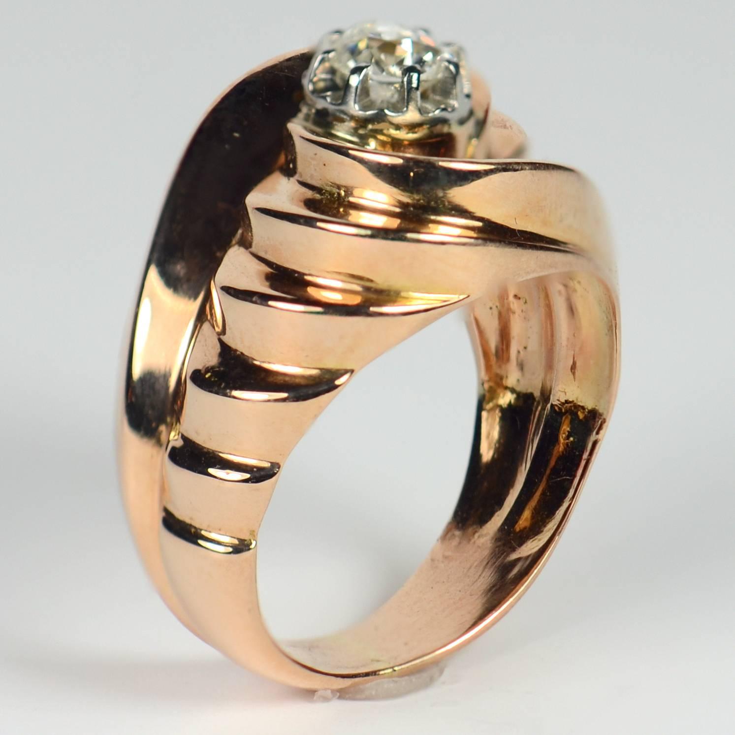 tourbillon diamond ring
