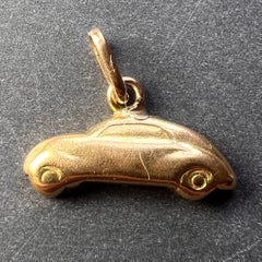 Ciondolo con charm "Saloon Car" in oro giallo 18 carati