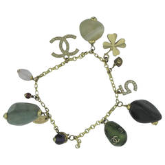 Chanel Multi Charm Bracelet :Vintage "CC"