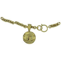 Chanel "CC" Pendant Necklace Vintage , 1980, s ...