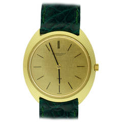 Audemars Piguet Yellow Gold Manual Wind Wide Bezel Wristwatch