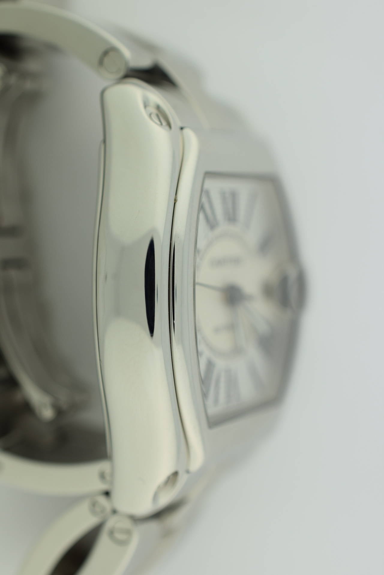 Cartier Stainless Steel Roadster Wristwatch Ref W62025V3 1