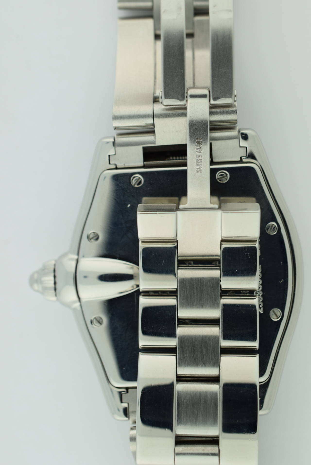 Cartier Stainless Steel Roadster Wristwatch Ref W62025V3 2