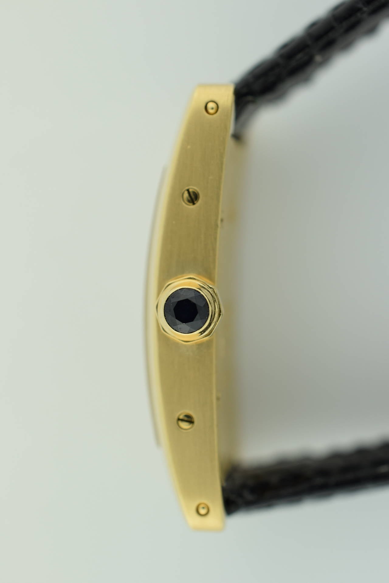 Cartier Yellow Gold Midsize American Tank Quartz Wristwatch 1