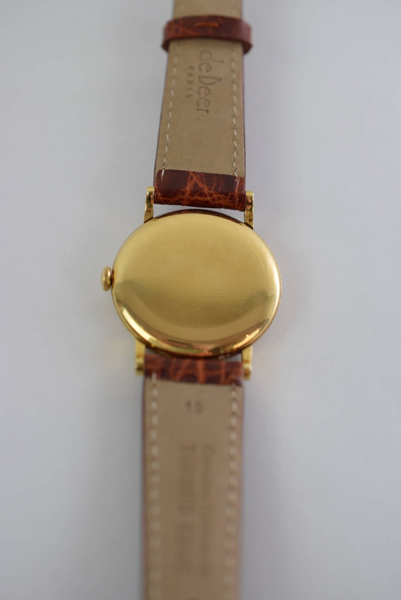 Women's or Men's Vacheron Constantin Yellow Gold Manual Wind Wristwatch