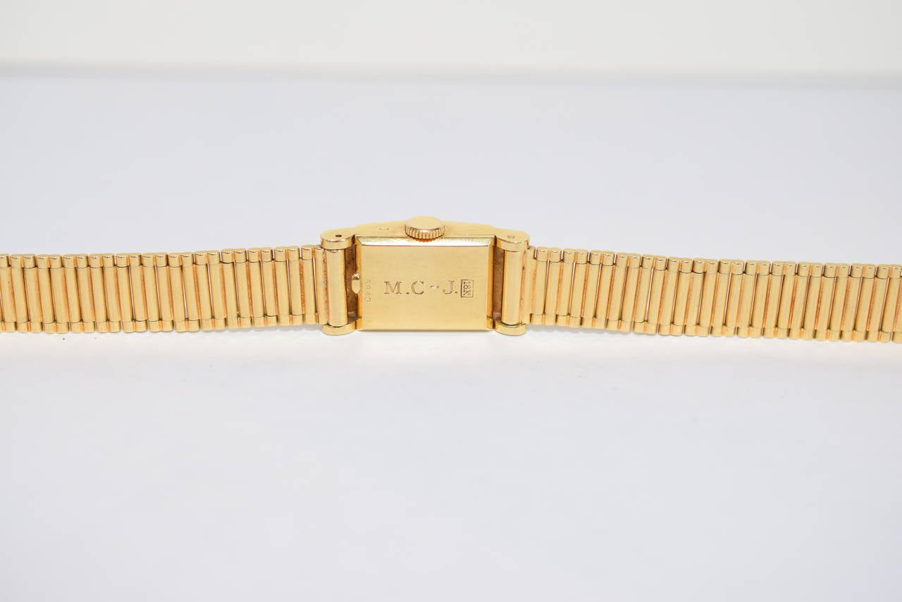 Retro Patek Philippe Lady's Yellow Gold Wristwatch Ref 3250 Retailed By Cartier