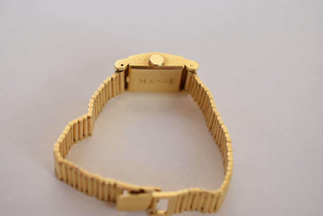 Women's Patek Philippe Lady's Yellow Gold Wristwatch Ref 3250 Retailed By Cartier