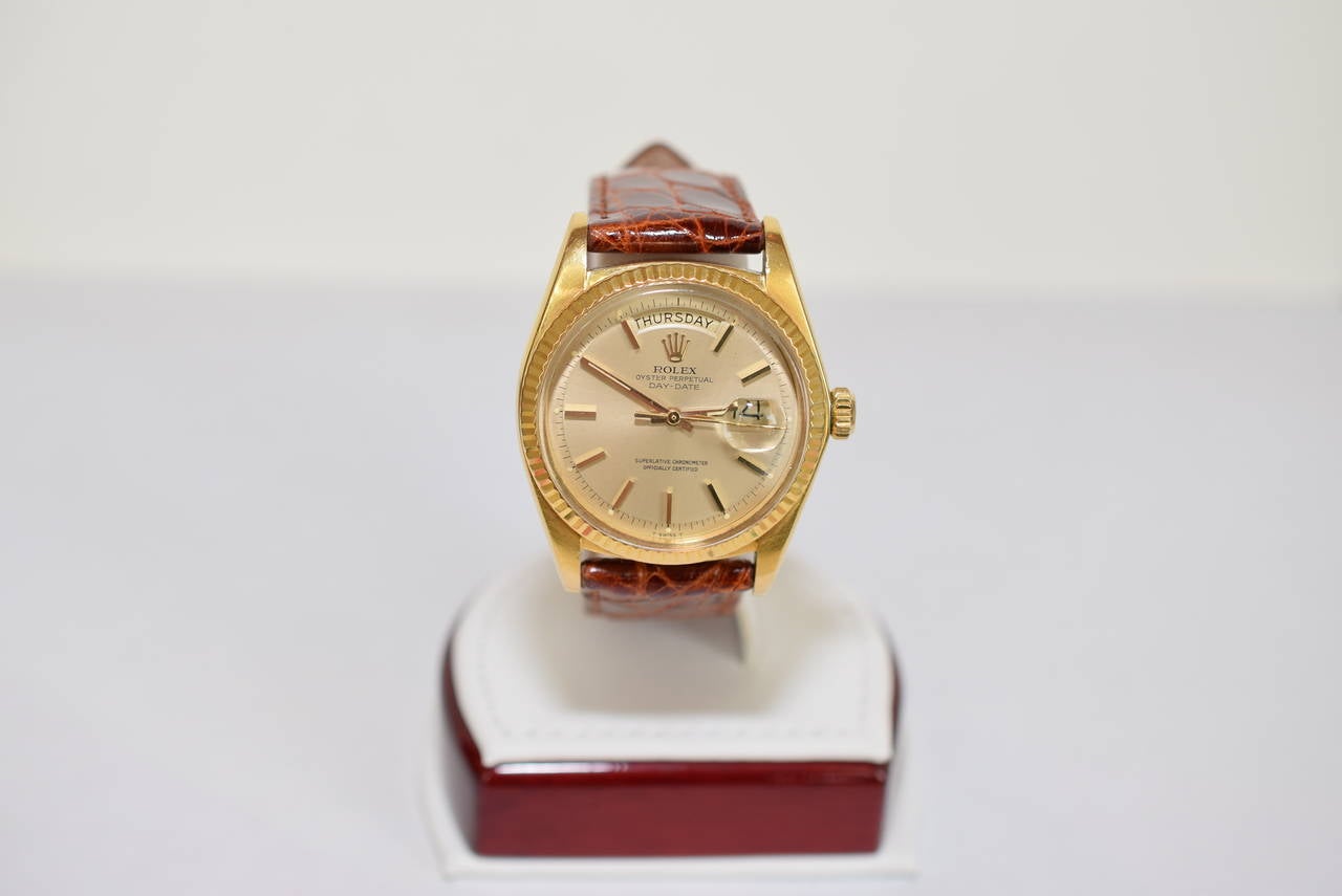 Rolex Yellow Gold President Head Ref 1803