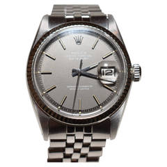 Rolex Stainless Steel Oyster Perpetual Datejust Wristwatch Ref 1601