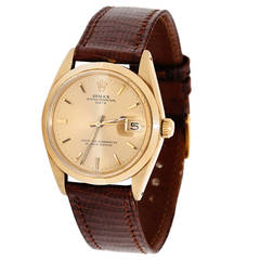 Rolex Oyster Date Perpetual 14KYG Head Reference 1500 ....