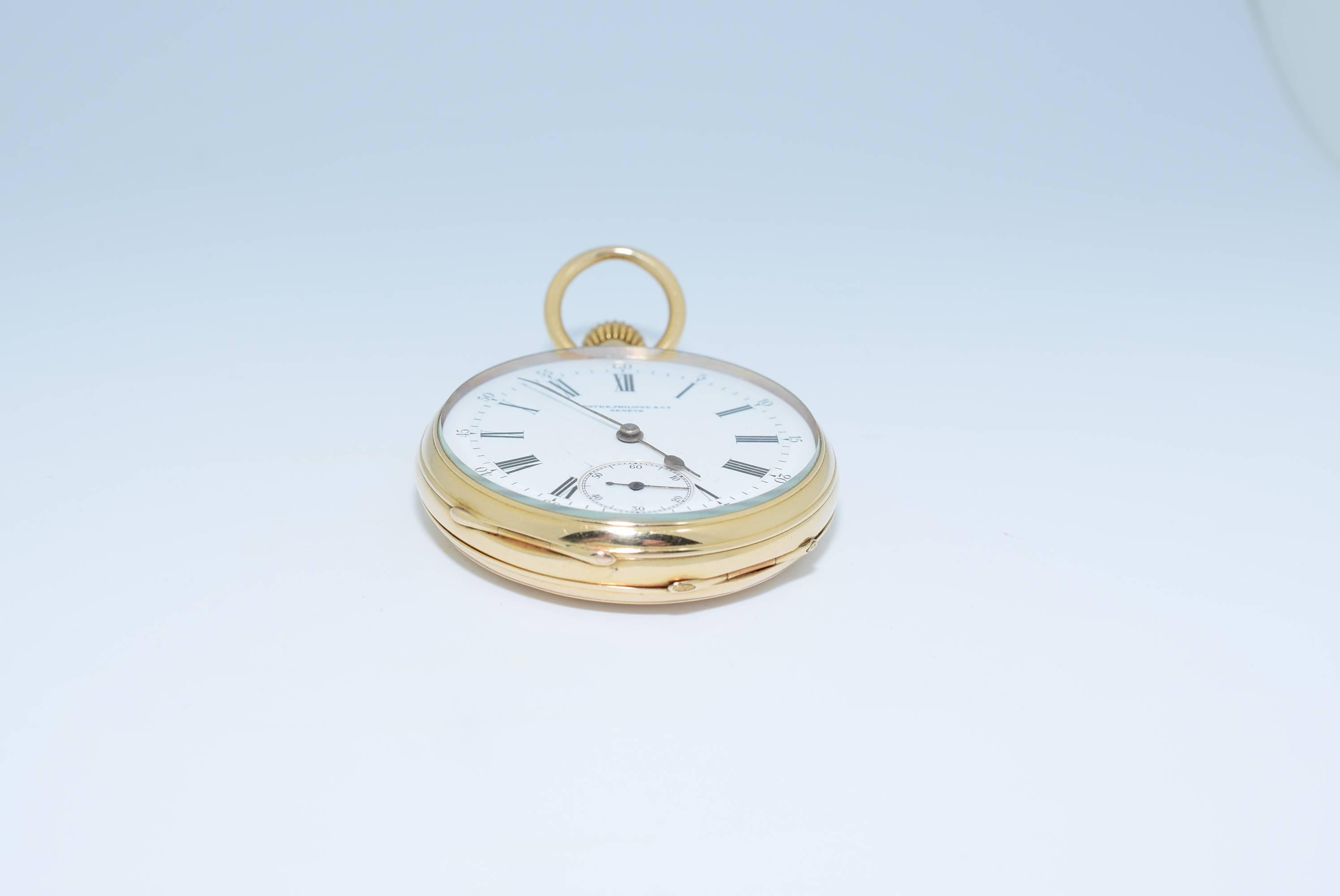 Patek Philippe Geneve yellow Gold Pocket Watch 2