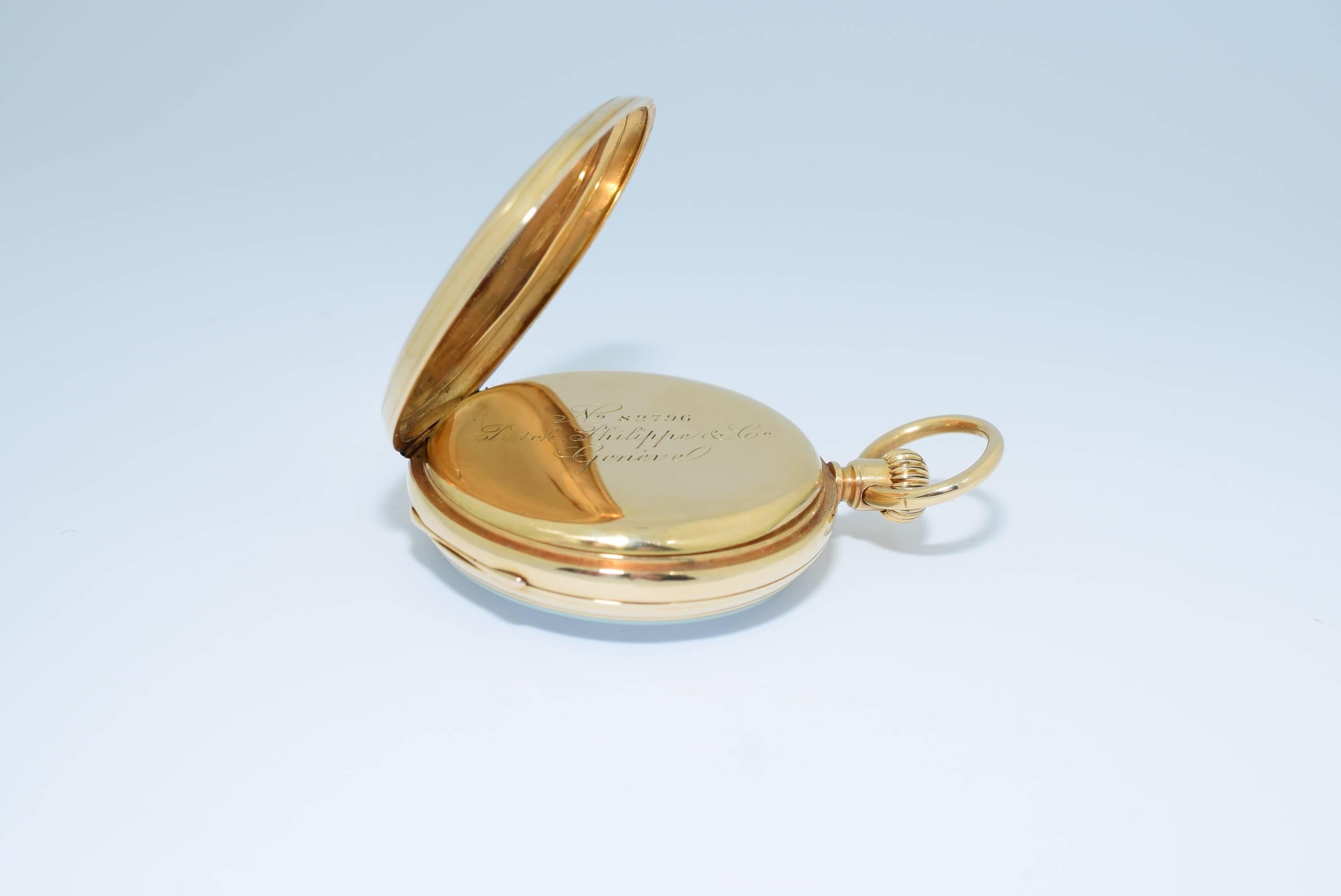 Patek Philippe Geneve yellow Gold Pocket Watch 4