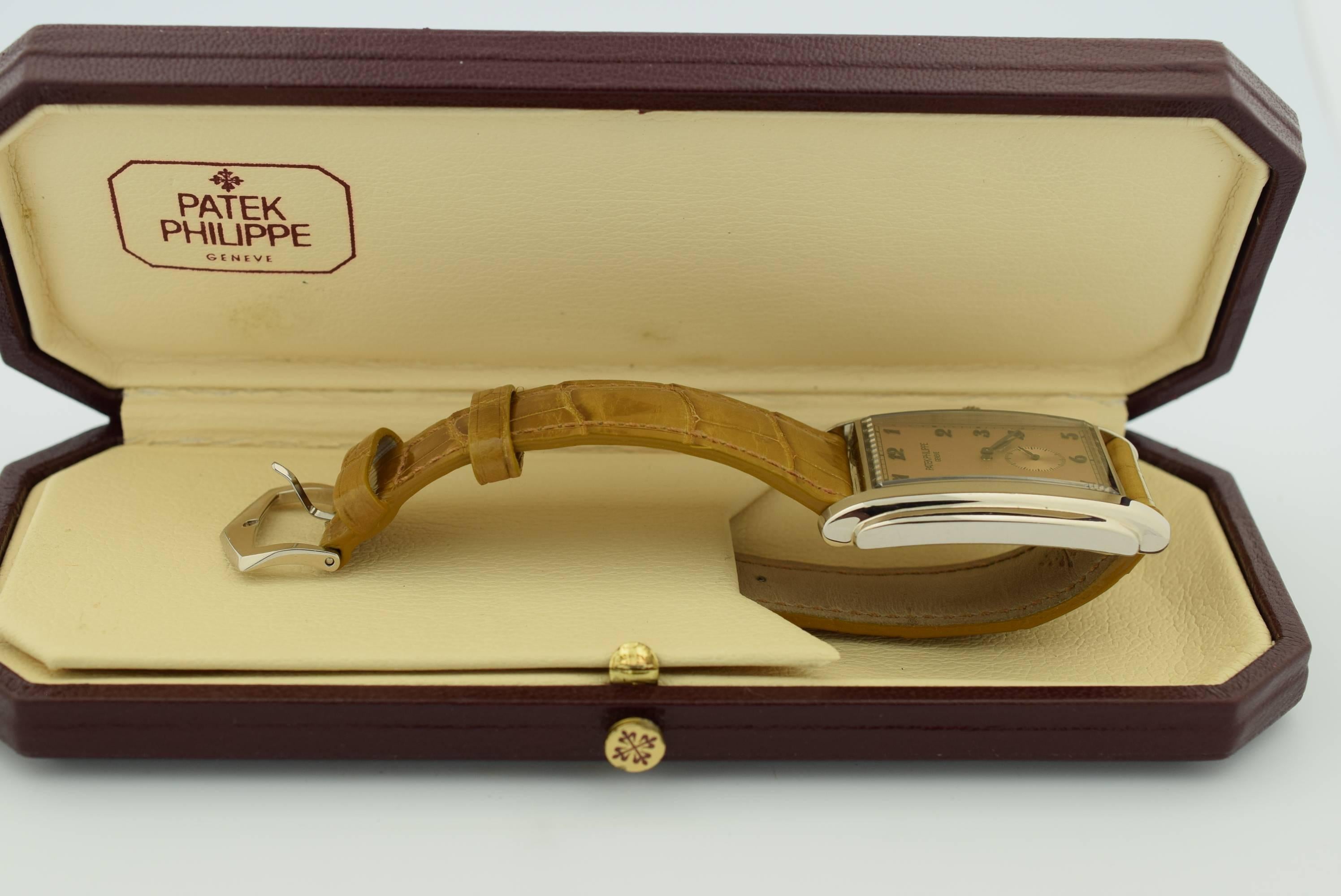 Patek Philippe White Gold Gondolo Wristwatch Ref 5124G-001 1