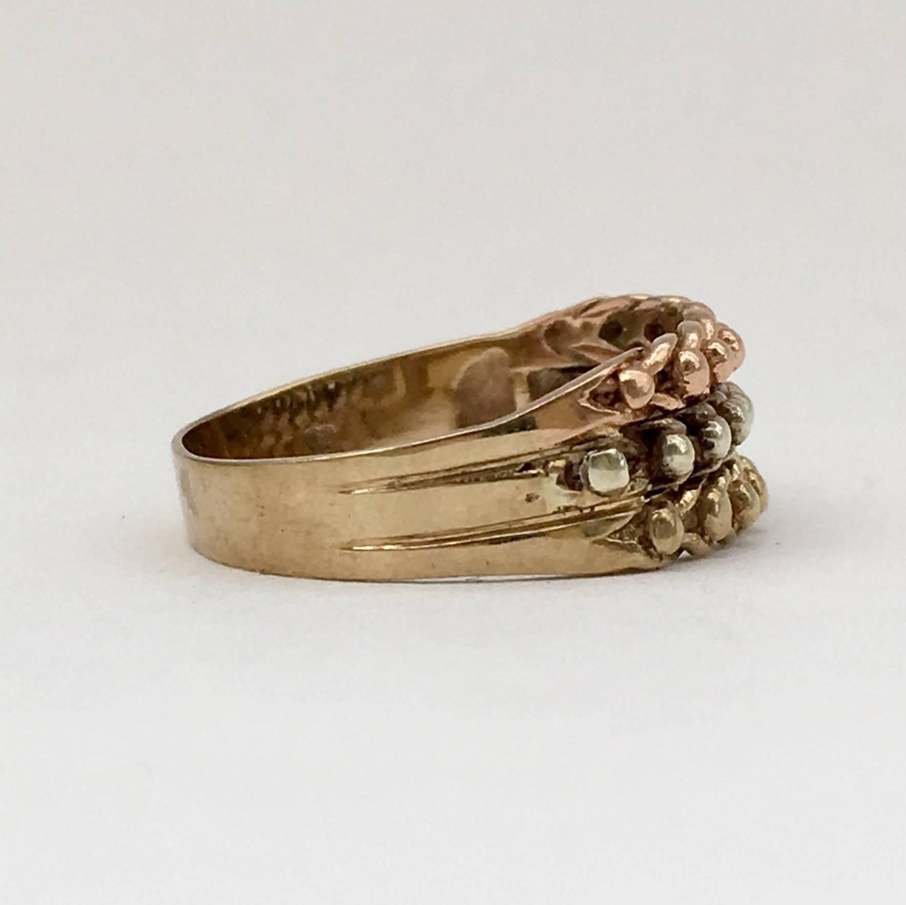 rose gold keeper ring