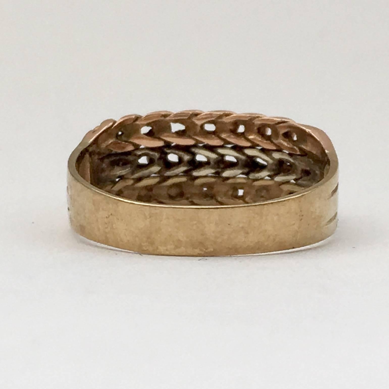 woven chain ring