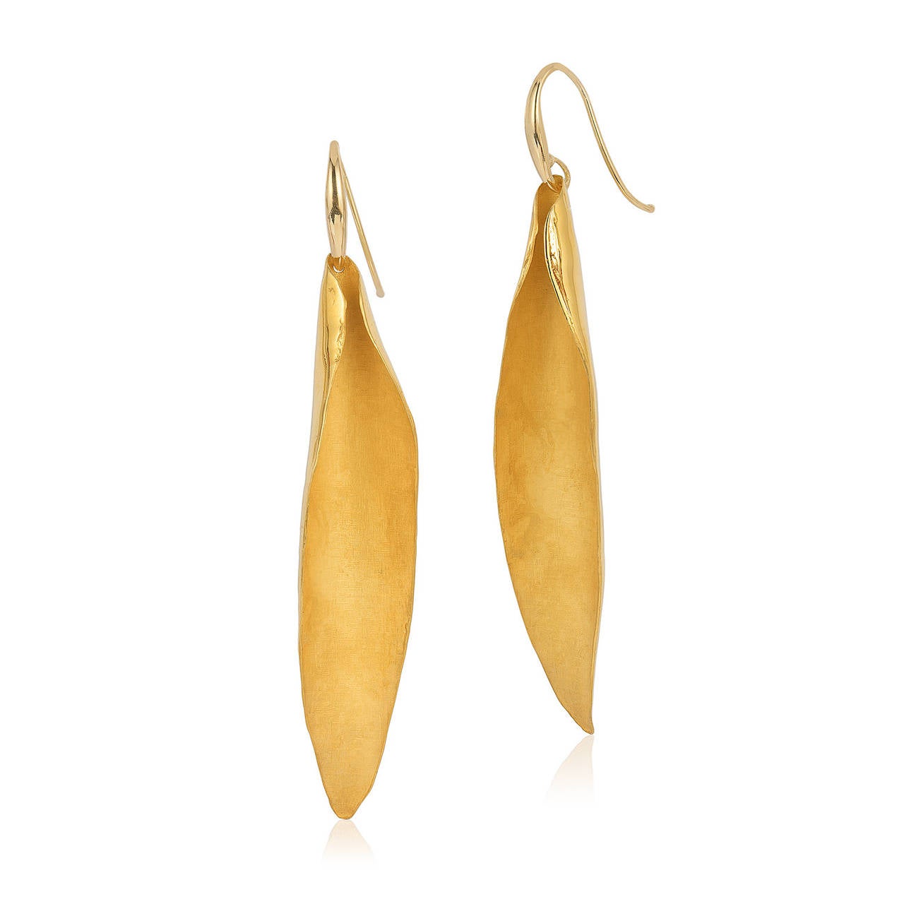 Contemporary Renato Cipullo Gold Drop Earrings For Sale