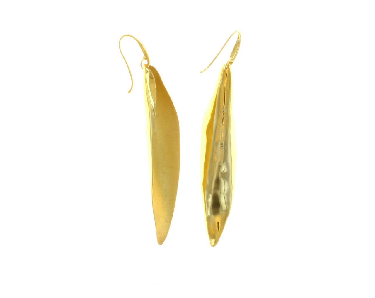 Renato Cipullo Gold Drop Earrings For Sale 1