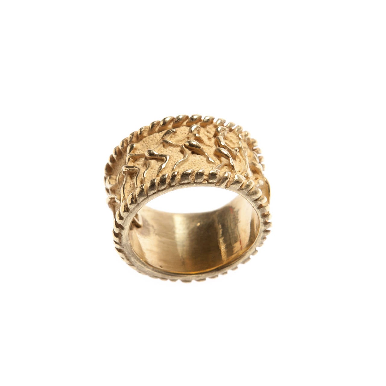 Renato Cipullo Gold Ring In New Condition For Sale In New York, NY