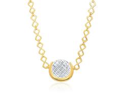 Aldo Cipullo Crystal and Gold Necklace