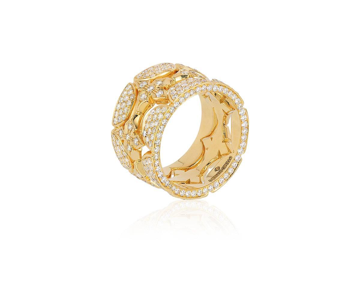 Renato Cipullo, one of his latest designs, (copyright)
Stacking rings
18kt yellow gold and diamonds
2.6cts diamonds, G color, VS clarity
Weight 14grms
Size 6 3/4