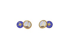 Nautical Enamel Cufflinks and Studs Set