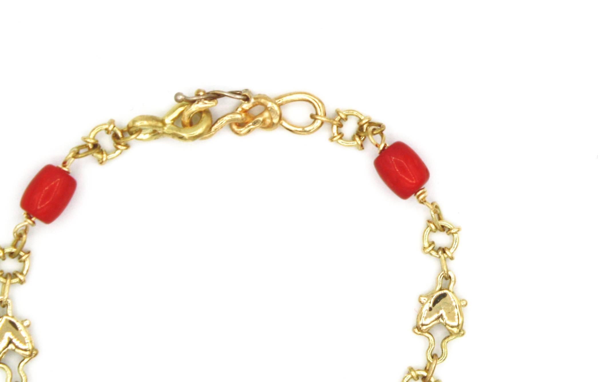Women's Romantic Coral Bracelet For Sale