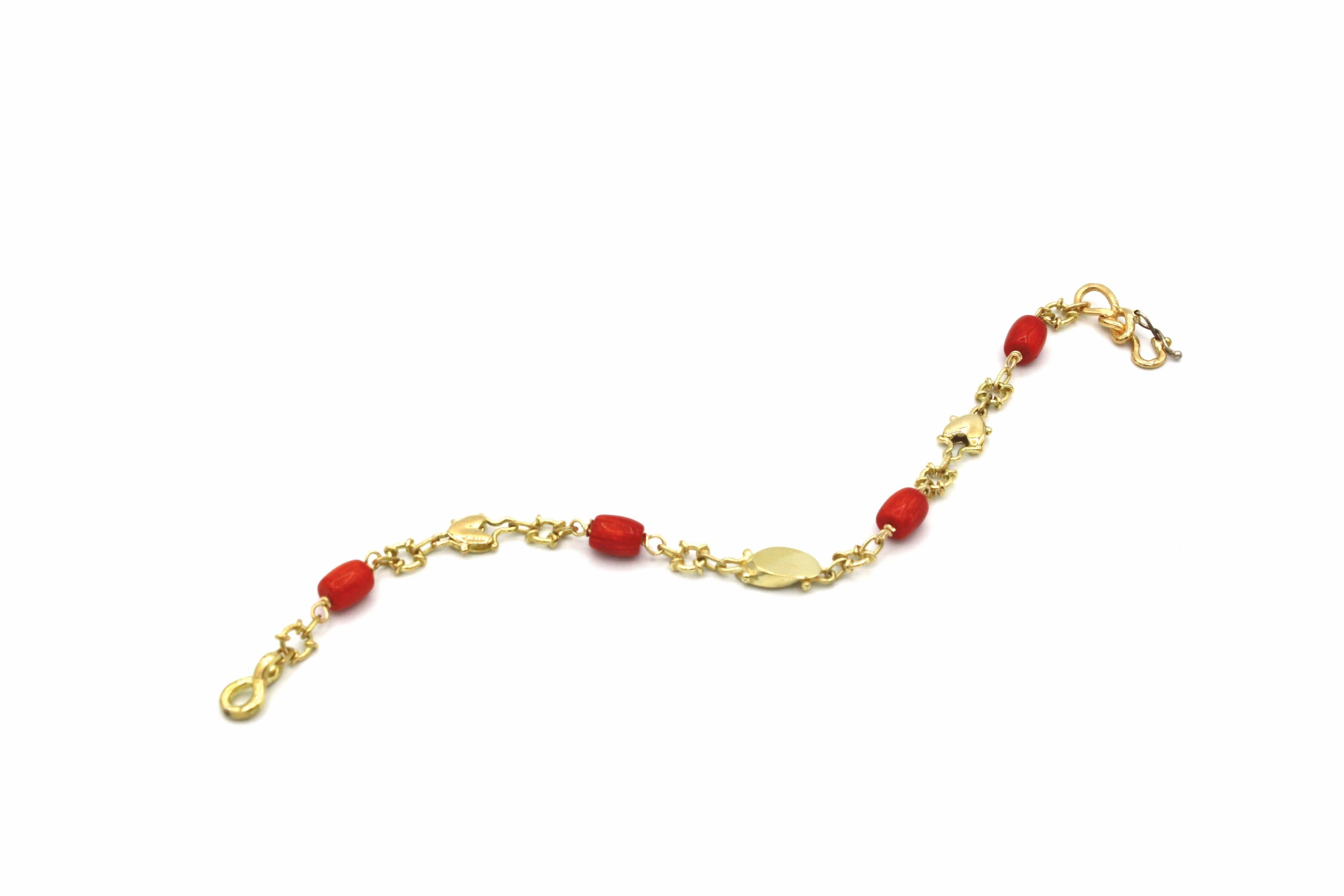 Romantic Coral Bracelet For Sale 1
