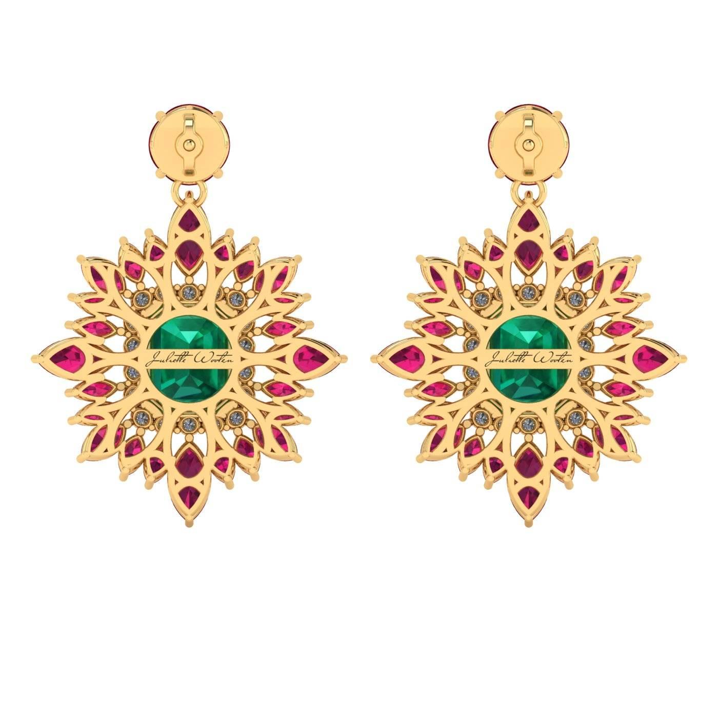 INTRODUCING NEW COLLECTION LA MAGIE

Emerald is the sacred gem of the world. It is symbolizing life, rejuvenation and balance. Discover the natural beauty of this mysterious gemstone with our chic and luxurious LA MAGIE collection. This earrings are