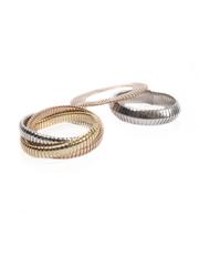White Yellow Rose Gold Trio Bracelet by Opera, Italian Attitude