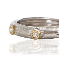 White Gold Ring with White Diamonds by Opera, Italian Attitude