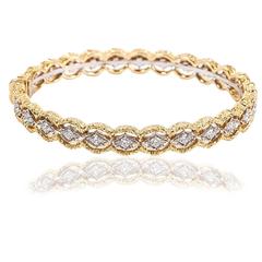 Diamond Yellow Gold Bracelet by Opera, Italian Attitude