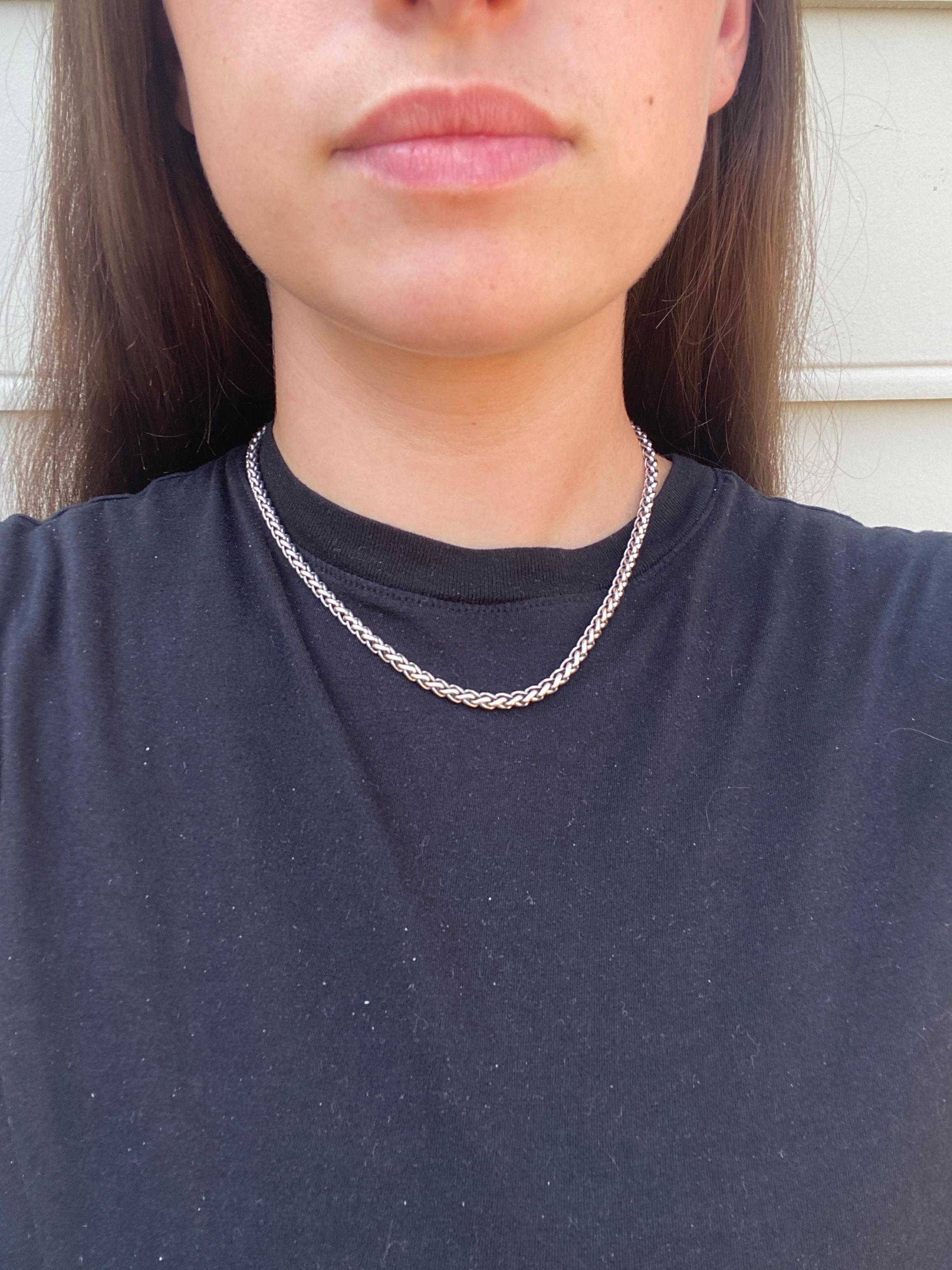 Collana a catena David Yurman, A. Silver, lunghezza 17 pollici in vendita 1
