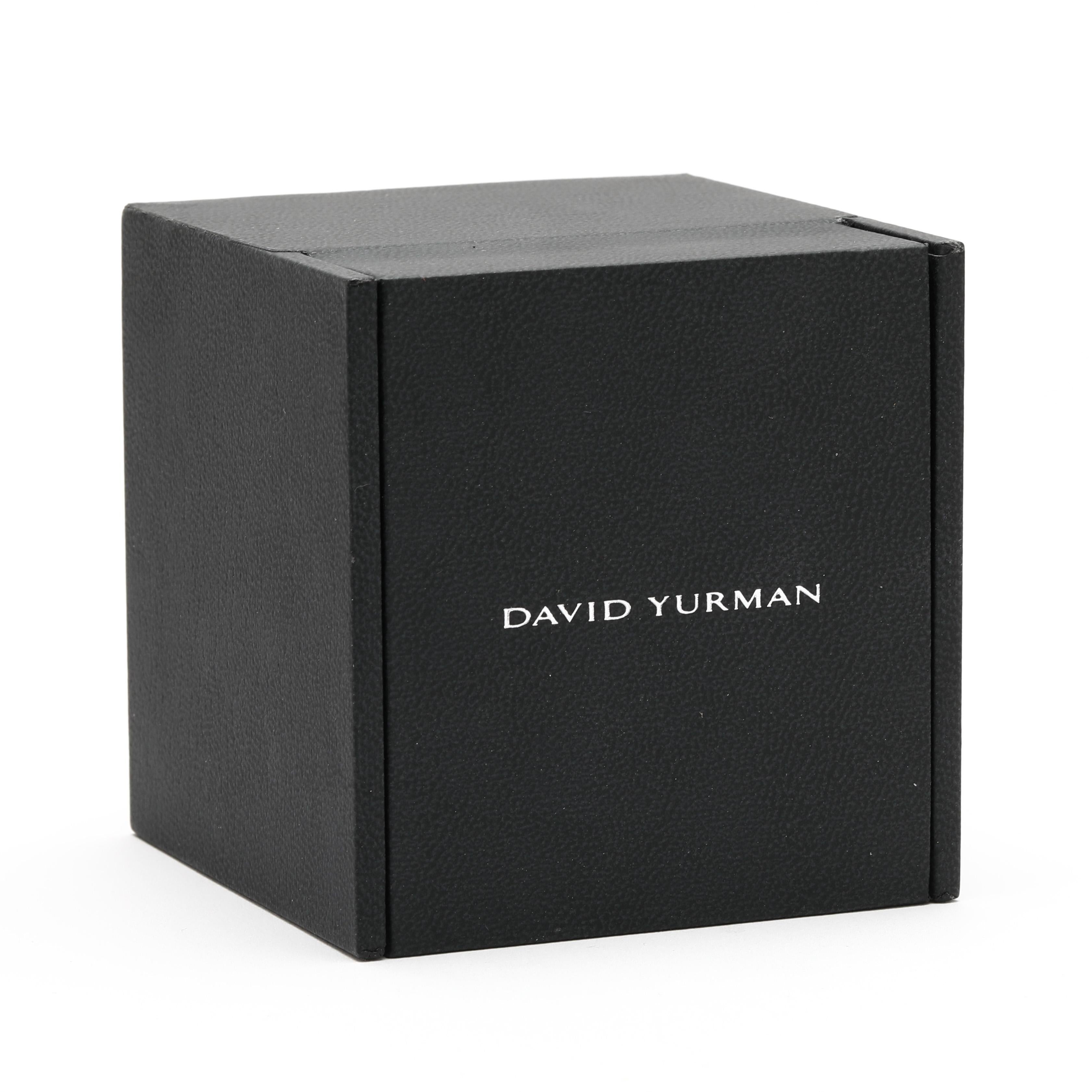 David Yurman Large Oval Amethyst Ring, Sterling Silver, Ring Size 7 (bague de taille 7) Unisexe en vente