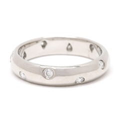 Tiffany & Co. 20ctw Diamond Scattered Band Ring, Platinum, Ring Size 6