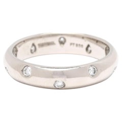 Tiffany & Co. 20ctw Diamond Scattered Band Ring, Platinum, Ring Size 6