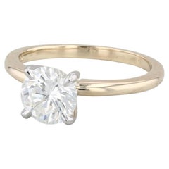 New 1.51ct VS2 Round Diamond Solitaire Engagement Ring 14k Gold Size 7.25 GIA
