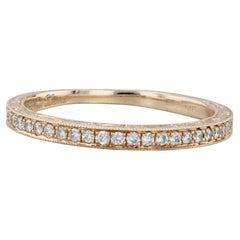 Neil Lane 0.55ctw Diamond Wedding Band 14k Gold Ring Ornate Pattern w/ Box