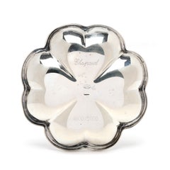 Chopard Ladybug and Flower Ring Dish, Sterling Silver, Length 2.5 in