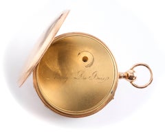 L'Hardy du Bois Yellow Gold Quarter Repeater and Calendar Pocket Watch, 1820
